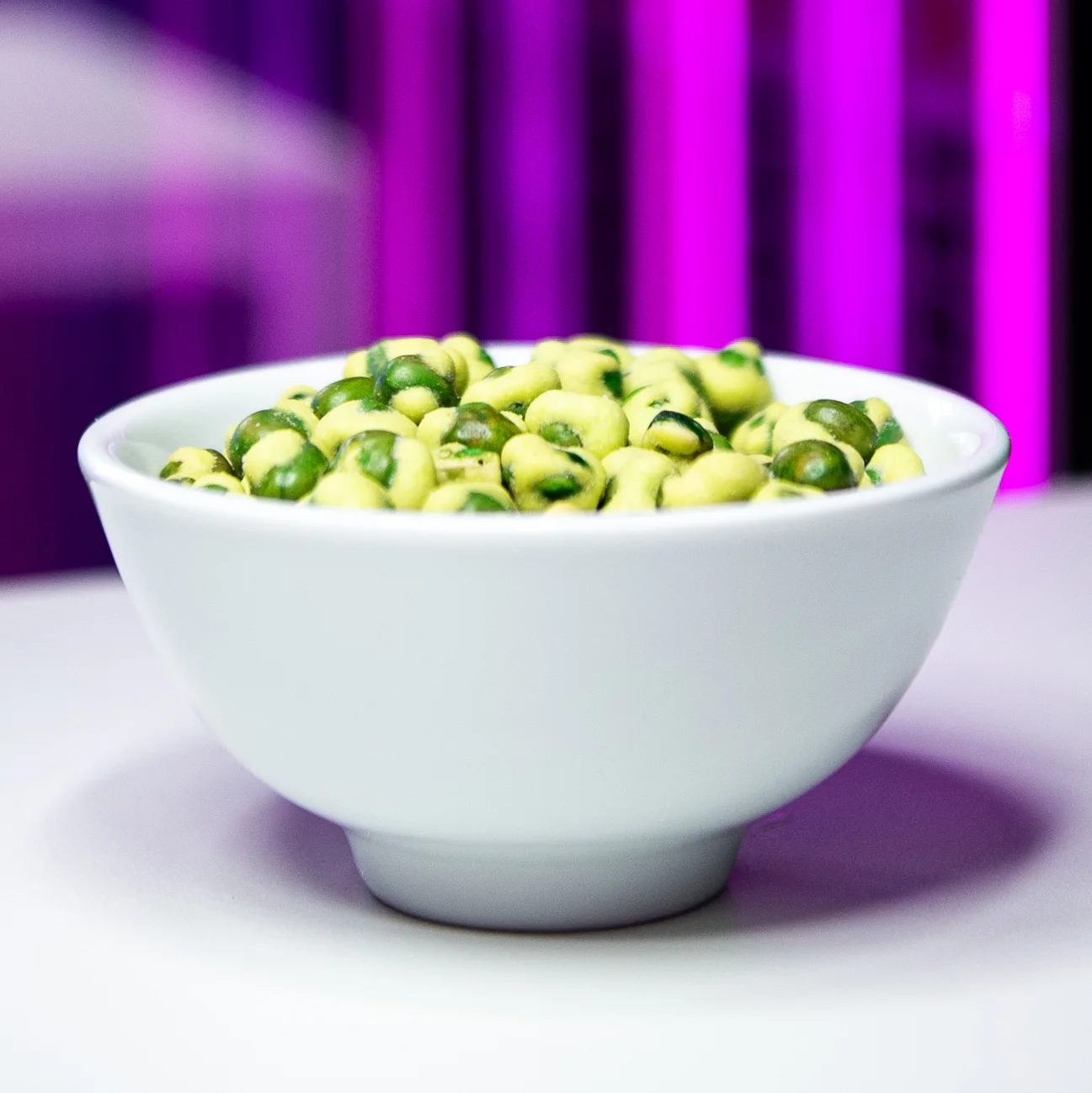 Piselli croccanti al wasabi