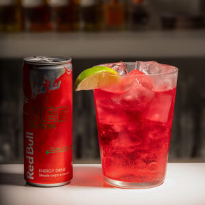 bicchiere cocktail Vodka-Watermelon Red Bull