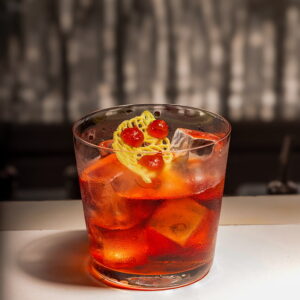 bicchiere cocktail pu-erh-negroni